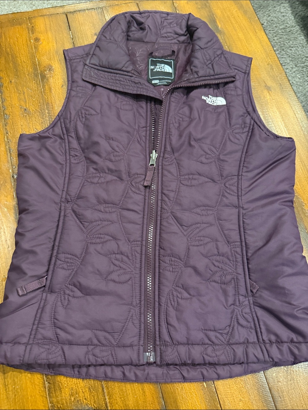 The North Face Women's Quilted Vest in Plum